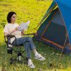 360° Swivel Chair  with Mesh Cup Holder and Storage Pockets