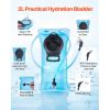 Hydration Backpack, 25L Insulated Hydration Pack Backpack with 2L TPU Water Bladder