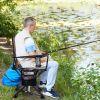 360° Swivel Chair  with Mesh Cup Holder and Storage Pockets